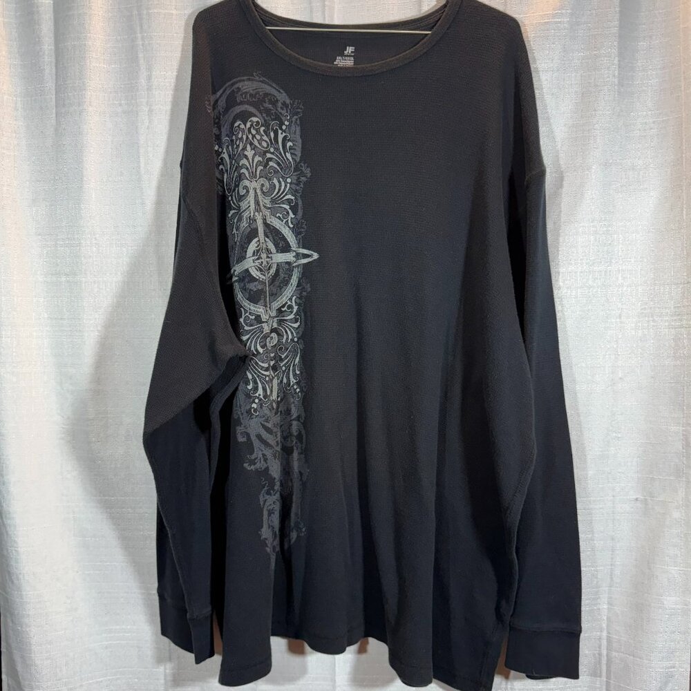 Y2K Graphic Thermal Long Sleeve - 3XLT